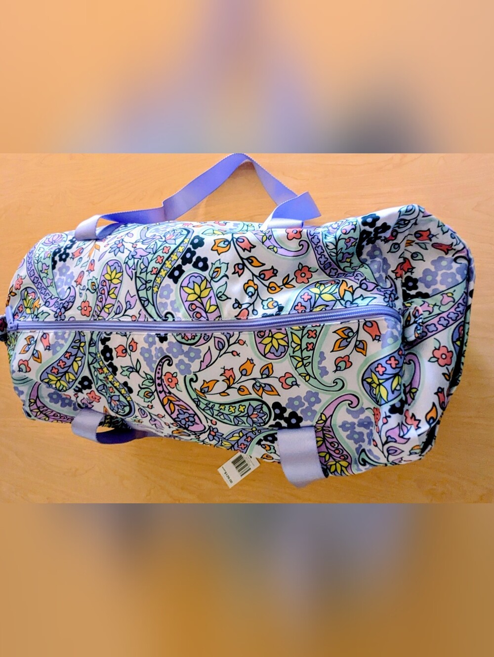 Vera Bradley Lighten Up Large Traveler Duffel Maddalena Paisley Soft 29835-14926